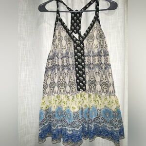 Patrons of Peace Multicolor Boho Tank Top